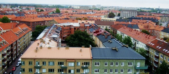 Utikt mot östra Malmö - förstora