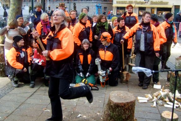 Kvinnliga vedhuggare