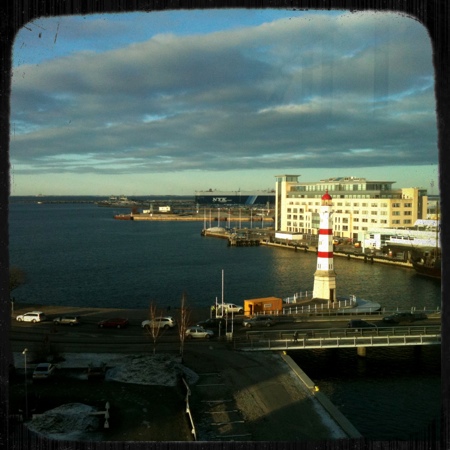 Utsikt från högskolans bibliotek Utsikt från högskolans bibliotek